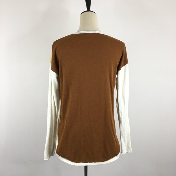 SMARTWOOL Fitted Multicolor Colorblock Wool Blend Knit Pullover Sweater - Picture 8 of 8